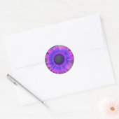 Stickers Tournesol rose N violet (Enveloppe)