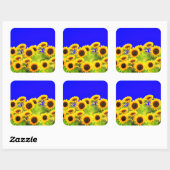Stickers Tournesol Ukraine Drapeaux couleurs - Lib (Feuille)