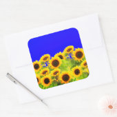 Stickers Tournesol Ukraine Drapeaux couleurs - Lib (Enveloppe)