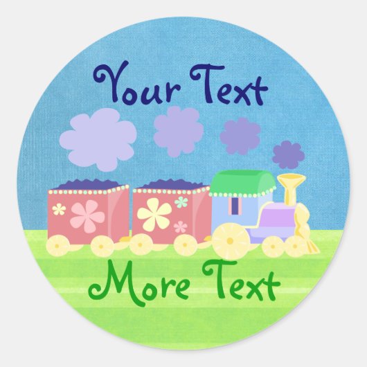 Stickers Train bébé (Devant)