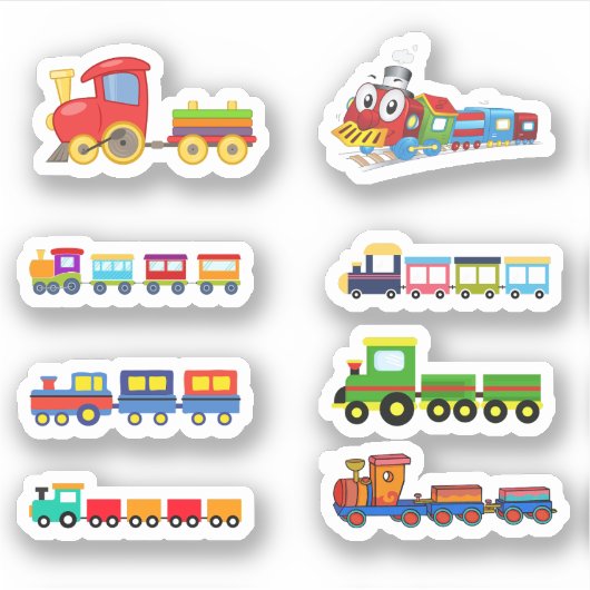 Stickers Train Jouet (Devant)