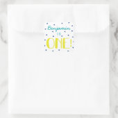Stickers Triangle Confetti 1er Anniversaire (Sac)