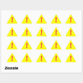 Stickers Triangle Étiquette (Feuille)