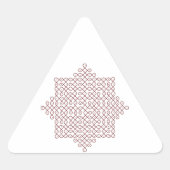 Stickers Triangle-Kolam Art-1 (Devant)