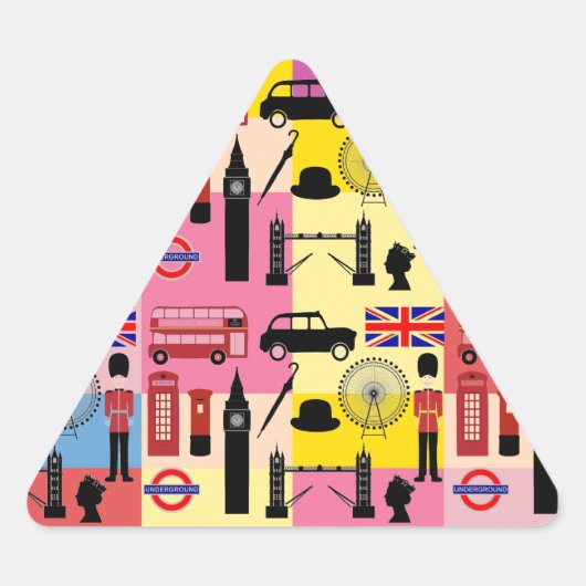 Stickers Triangle Londres (Devant)