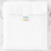 Stickers Triangle LOVE RAINBOVE (Sac)