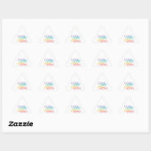 Stickers Triangle LOVE RAINBOVE (Feuille)