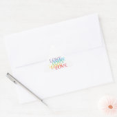 Stickers Triangle LOVE RAINBOVE (Enveloppe)