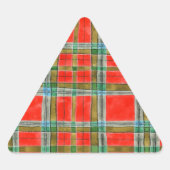 Stickers triangle MAC BAIN TARTAN (Devant)