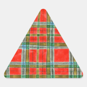 Stickers triangle MAC BAIN TARTAN