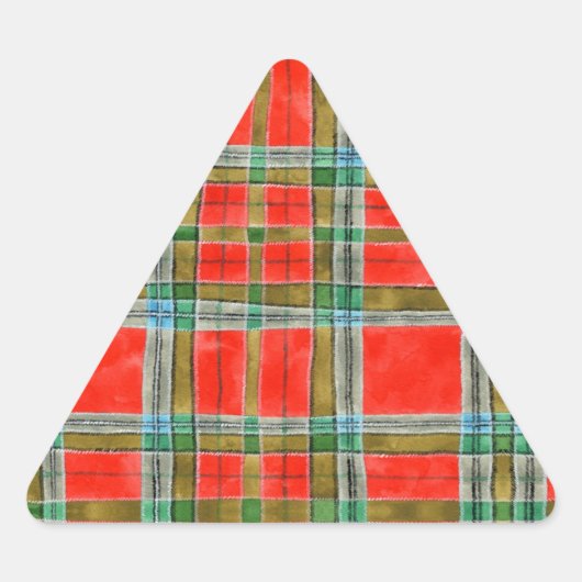 Stickers triangle MAC BAIN TARTAN (Devant)
