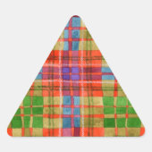 Stickers Triangle MAC RAE TARTAN (Devant)