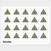 Stickers triangle MOSAIC ICONS D'OR (Feuille)