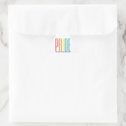 Stickers triangle PRIDE (Sac)