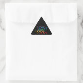 Stickers Triangle RAINBOW LOVE II (Sac)