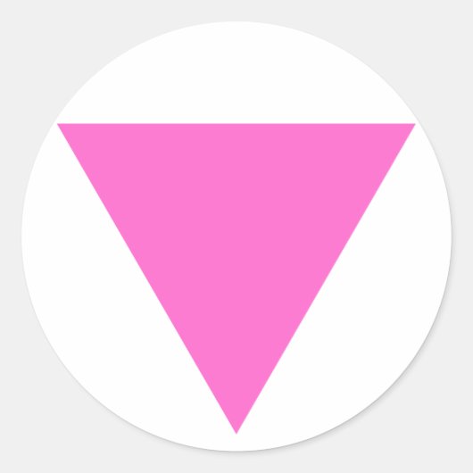 Stickers Triangle Rose (Devant)