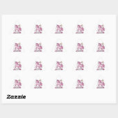 Stickers Triangle Unicorn et l'inscription (Feuille)