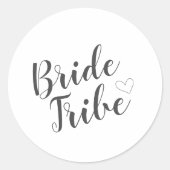Stickers Tribe de Mariée mignonne et simple (Devant)