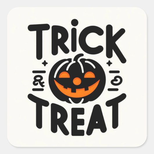 Stickers Trick ou Treat (Devant)