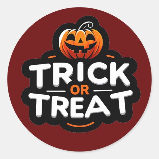 Stickers Trick ou Treat (Devant)