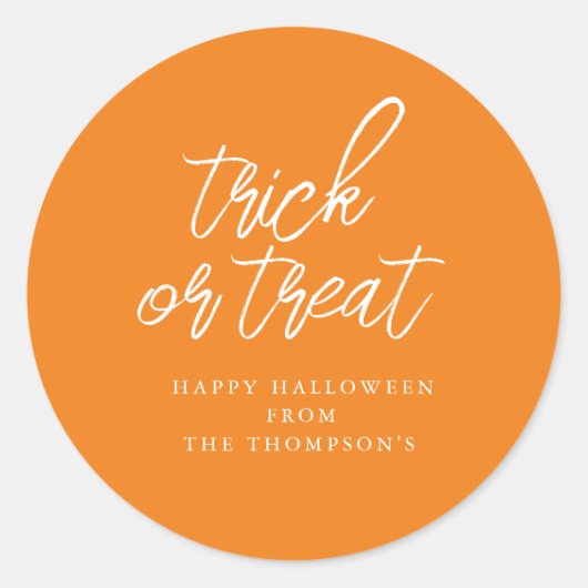 Stickers Trick ou Treat (Devant)