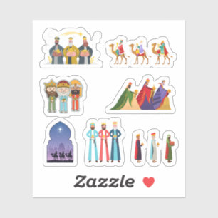 Stickers trois hommes sages