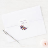 Stickers Tropical Floral- Mariage (Enveloppe)