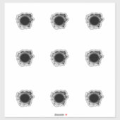 Stickers Trou à puce (Feuille)