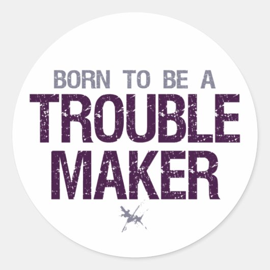 stickers Trouble Maker (Devant)