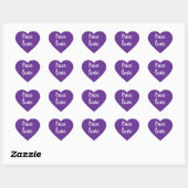 Stickers True Love Heart (Feuille)