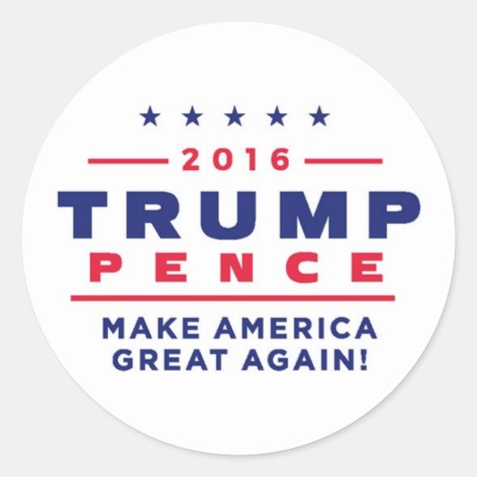 Stickers Trump/Pence (Devant)
