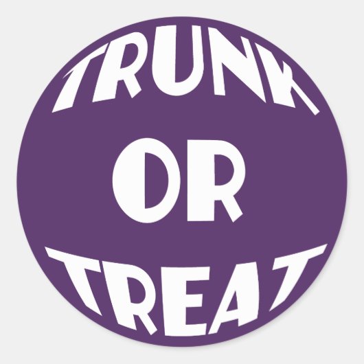Stickers Trunk ou Treat Event (Devant)