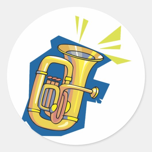 Stickers Tuba Instrument (Devant)
