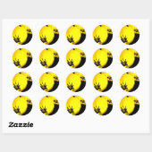 Stickers Tulipe Jaune (Feuille)