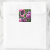 Stickers Tulipe rose et violet (Sac)