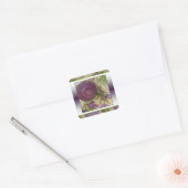 Stickers Tulipe violet de Son Altesse (Enveloppe)