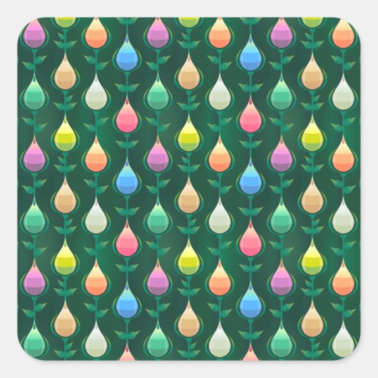 stickers tulipes de jardin (Devant)