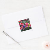 Stickers Tulipes rouges et blanches (Enveloppe)