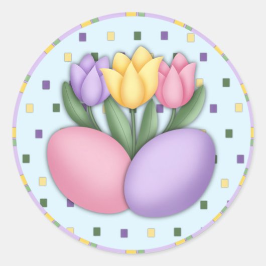 Stickers Tulips et Oeufs (Devant)