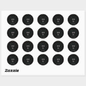 Stickers turquoise Gold & Black Triangles Modern P (Feuille)