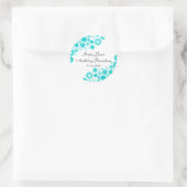 Stickers Turquoise Jolies Florales (Sac)