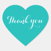 Stickers Turquoises Merci | Merci universel (Devant)