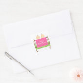 Stickers Twin Pink Crib (Enveloppe)