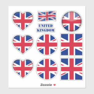 stickers uit het Verenigd Koninkrijk, British Flag
