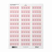 Stickers Ukulele Chord Graphique 4 Frets Marine & (Feuille entière)