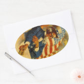 Stickers  Uncle Sam USA Reisbagage (Envelop)