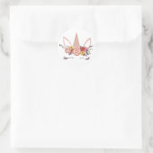 Stickers Unicorn Flower Crown joyeuse fête d'anniv (Sac)