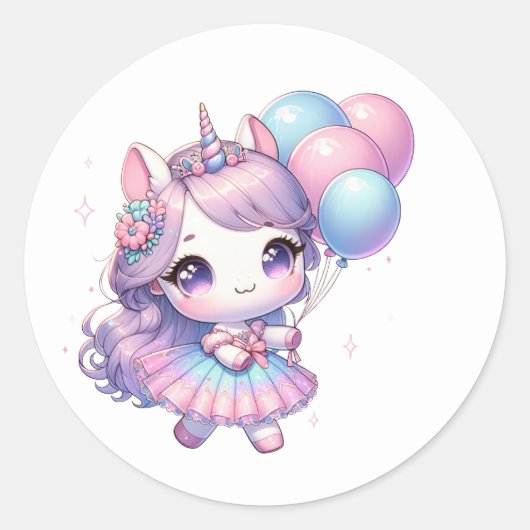Stickers Unicorne (Devant)