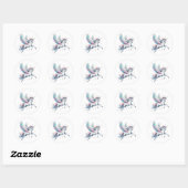 Stickers Unicorne aquarelle (Feuille)