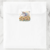 Stickers Unicorne aquarelle (Sac)
